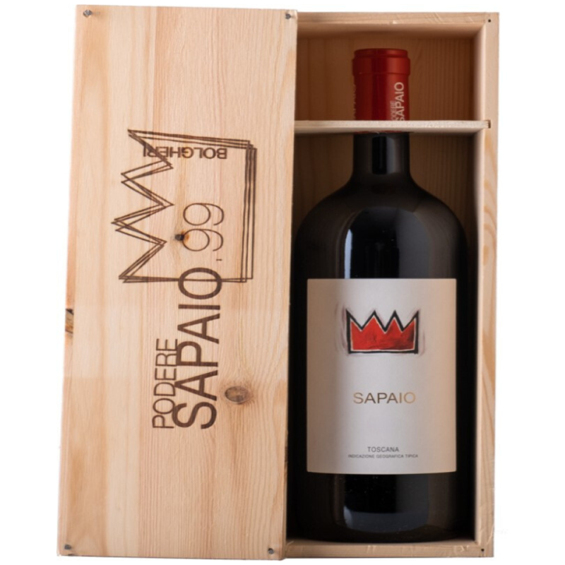 Sapaio Toscana Rosso Sapaio dřevěný box 3L DBL MGN IGT 2018