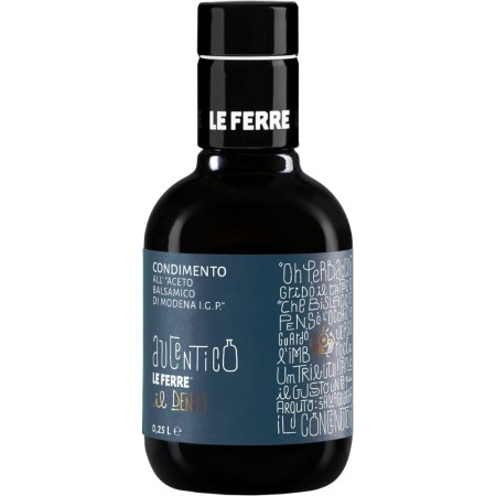 Le Ferre IL DENSO Aceto Balsamico di Modena IGP 1,24 AUTENTICO 0,25l (10/01/2032